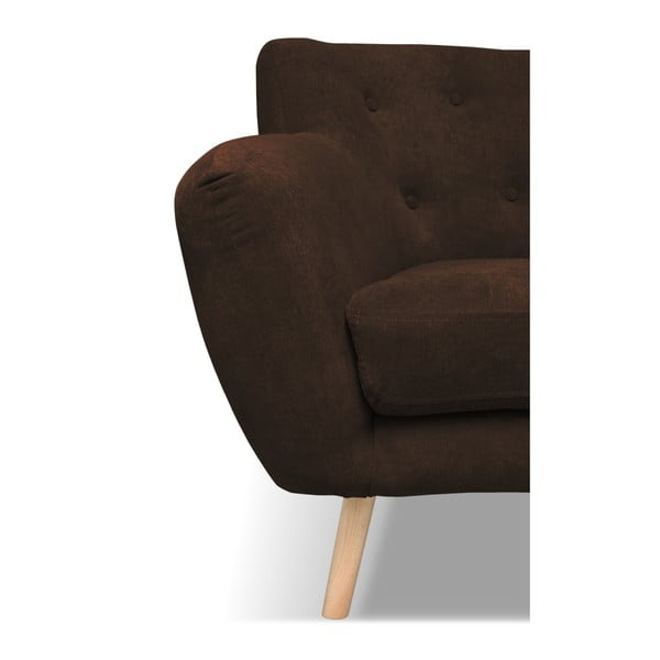 Hnědá pohovka Cosmopolitan design London, 162 cm-image-3