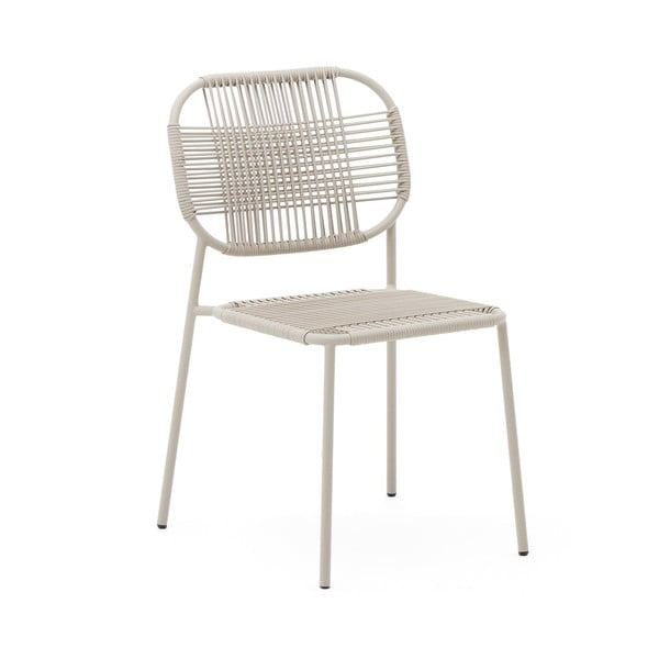 Béžová kovová zahradní židle Talaier – Kave Home