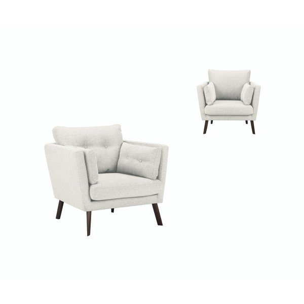 Světle béžové křeslo Mazzini Sofas Elena-image-4