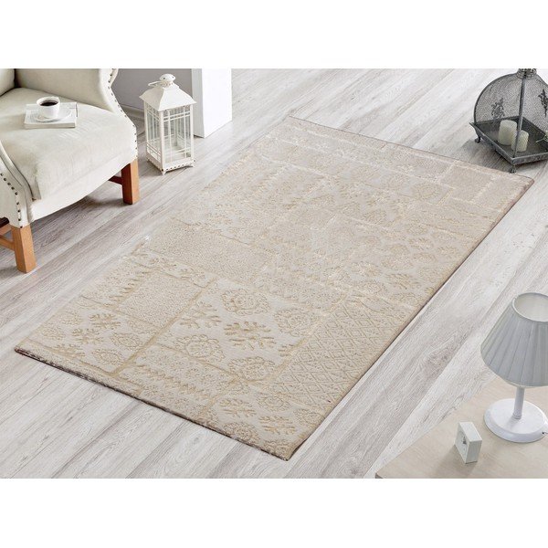 Koberec Patchwork Cream, 80x200 cm
