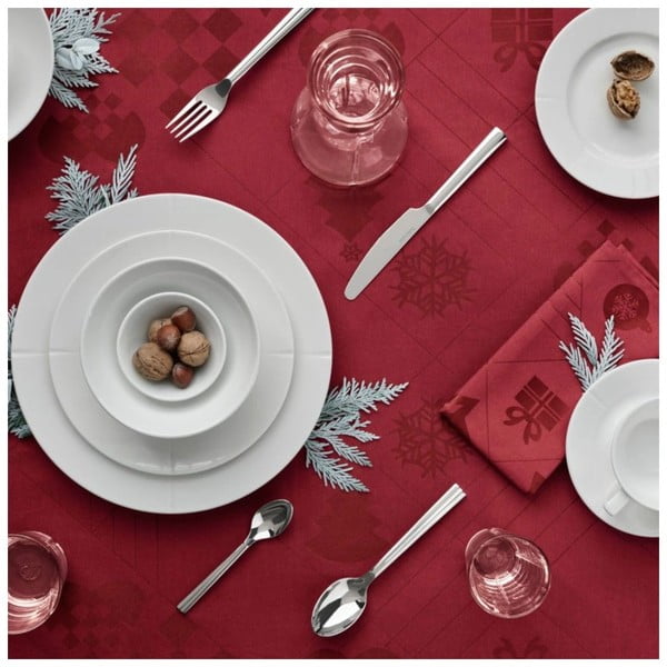 Damaškový ubrus s vánočním motivem 150x220 cm Natale – Rosendahl-image-3