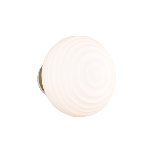 Bílé skleněné LED nástěnné svítidlo na USB ø 15,5 cm Earl – Reality-image-3