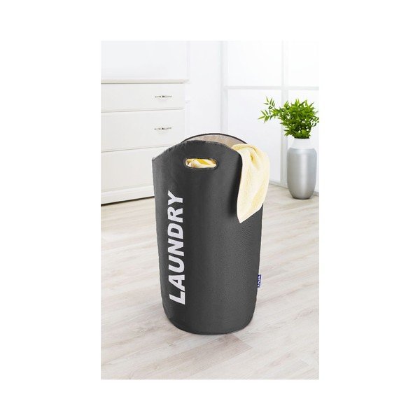 Šedý koš na prádlo Wenko Lumo, 65 l-image-3