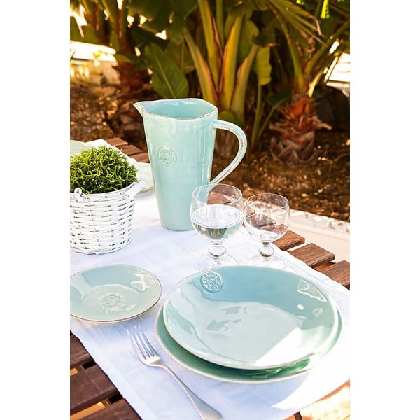 Tyrkysový kameninový talíř na pečivo Costa Nova Nova, ⌀ 16 cm-image-1