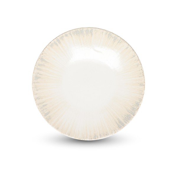 Světle šedý porcelánový talíř ø 25 cm Nuance – BonBistro