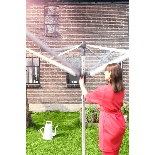 Venkovní sušák na prádlo ve stříbrné barvě 50 m Lift-o-Matic Advance – Brabantia-image-4