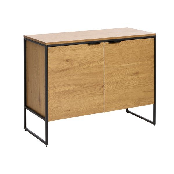 Komoda v dekoru dubu v přírodní barvě 104,5x80x45 cm Cesura – Unique Furniture-image-2