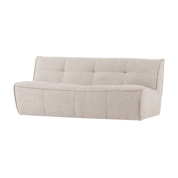 Béžová pohovka z textilie bouclé 204 cm Cluster – vtwonen-image-2