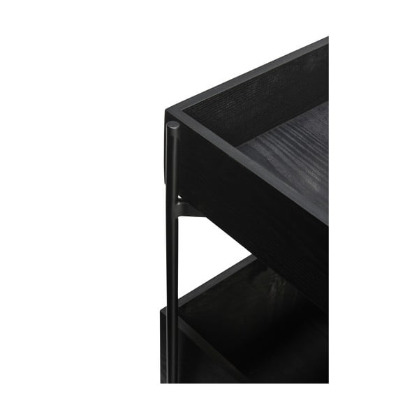 Vozík z jasanového dřeva na kolečkách 42x37 cm Fresh - Hübsch-image-2