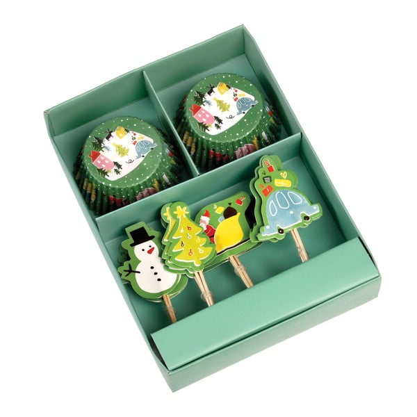Set na pečení muffinů s vánočním motivem Rex London Wonderland-image-1