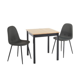 Set jídelního stolu Sydney a dvou jídelních židlí Lissy – Bonami Essentials