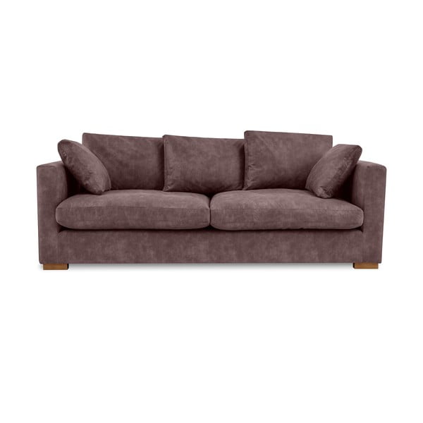 Tmavě hnědá pohovka 220 cm Comfy – Scandic