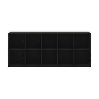 Černý modulární policový systém 169x69 cm Mistral Kubus - Hammel Furniture