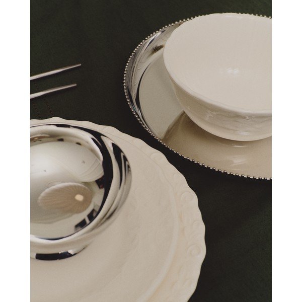 Nerezové servírovací misky v sadě 2 ks ve stříbrné barvě Nirela – Kave Home-image-2