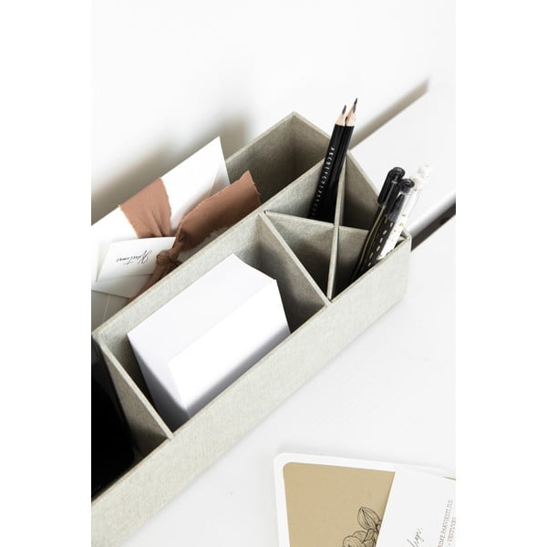Kartonový organizér na psací potřeby Elisa Canvas Paper Laminate – Bigso-image-2