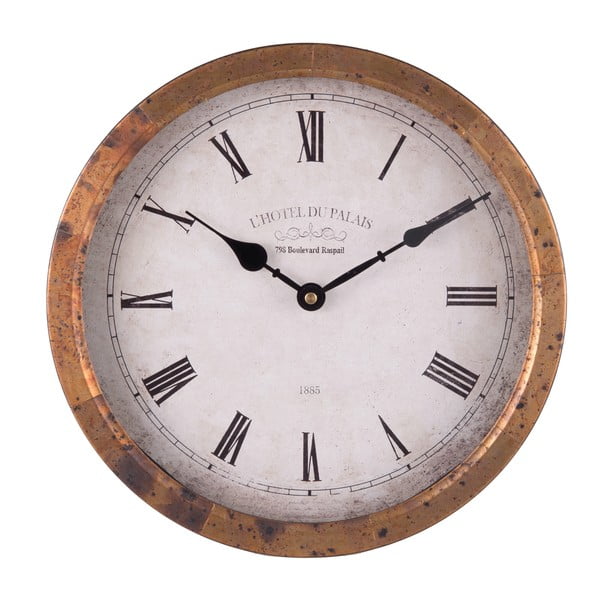 Nástěnné hodiny Clayre & Eef Naturo, ⌀ 31 cm