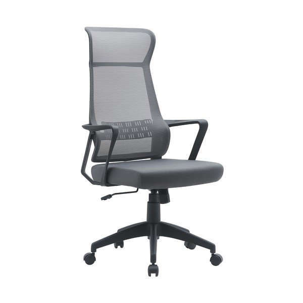 Šedá čalouněná kancelářská židle Hoboken – Yes Everyday