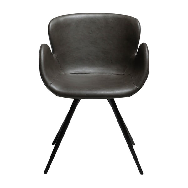 Šedé čalouněné jídelní křeslo s područkami Gaia – DAN-FORM Denmark-image-1