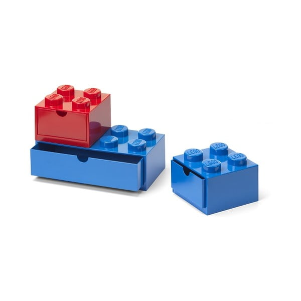 Plastové dětské úložné boxy v sadě 3 ks Multi-Pack - LEGO®