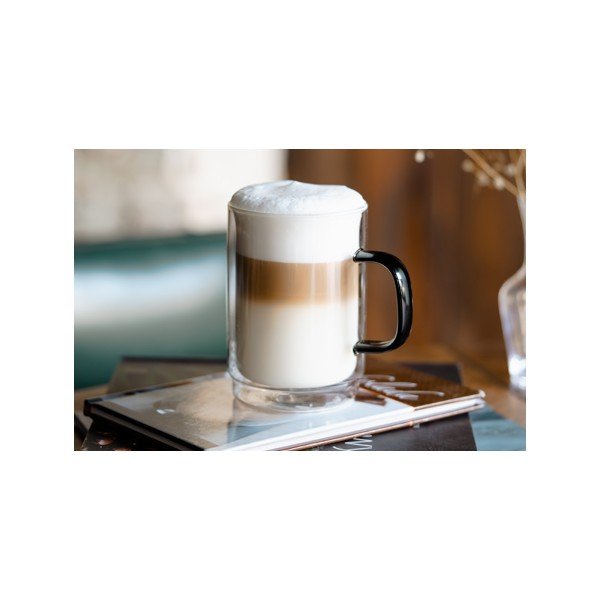 Skleněné hrnky v sadě 2 ks 350 ml Carbon – Vialli Design-image-1