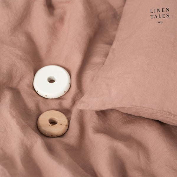 Lněné dětské povlečení na jednolůžko 140x200 cm – Linen Tales-image-4