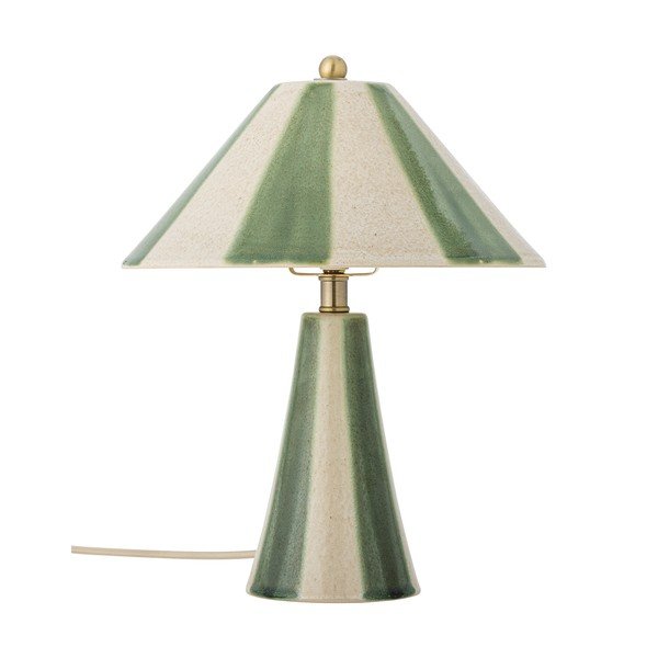 Keramická stolní lampa s keramickým stínidlem (výška 35 cm) Olive – Bloomingville