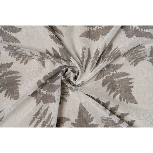 Bílo-šedá záclona 300x260 cm Feriga – Mendola Fabrics-image-3