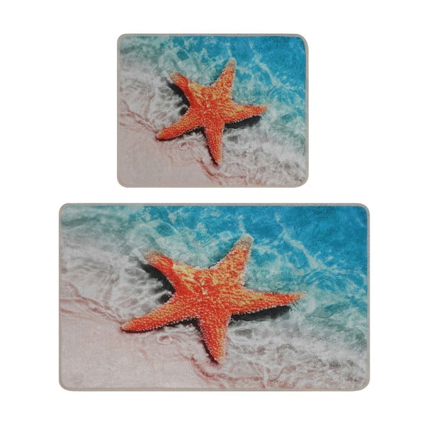 Koupelnové předložky v sadě 2 ks 60x100 cm Stella – Foutastic