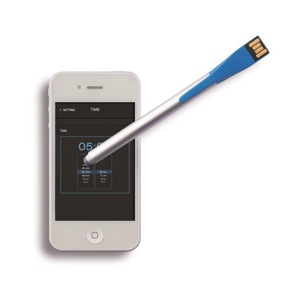 Stylus s USB diskem Point 4GB, modrý-image-1