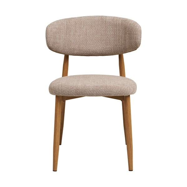 Béžová/v přírodní barvě čalouněná jídelní židle Levanto – House Nordic-image-3