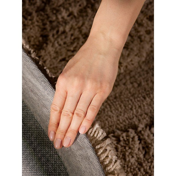 Hnědý ručně tkaný kulatý koberec ø 160 cm Lambeth Jasper – Ted Baker-image-4