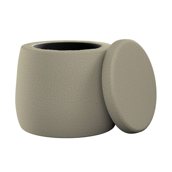 Béžový dětský puf Boucle – Yellow Tipi-image-1