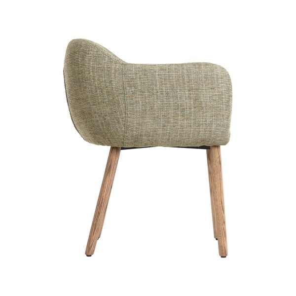 Světle zelená čalouněná jídelní křesla v sadě 2 ks s područkami Blaine – Light & Living-image-3