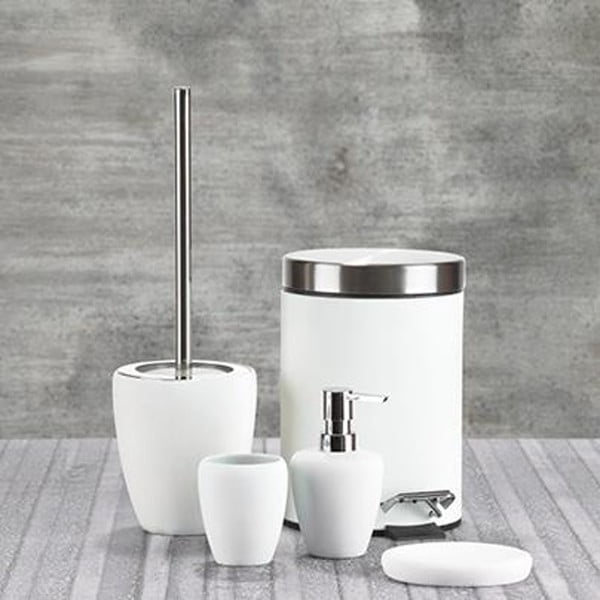 Bílý toaletní kartáč Zone Soft-image-1