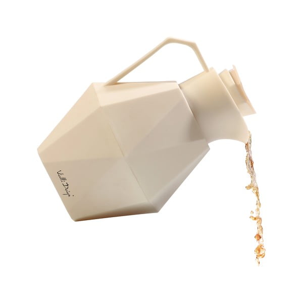 Krémová termoska Vialli Design Geo, 1 l-image-2