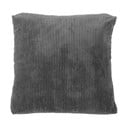 Tmavě šedý dekorativní polštář Tiseco Home Studio Ribbed, 40 x 40 cm
