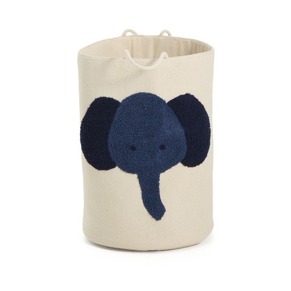 Slonovinový látkový dětský koš na hračky ø 35x50 cm Tandani – Kave Home