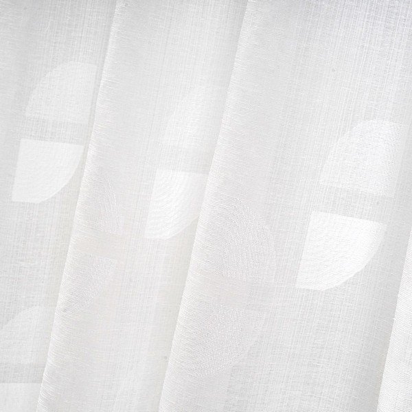 Bílý závěs z žakáru 140x260 cm Mid Century – Casa Selección-image-4