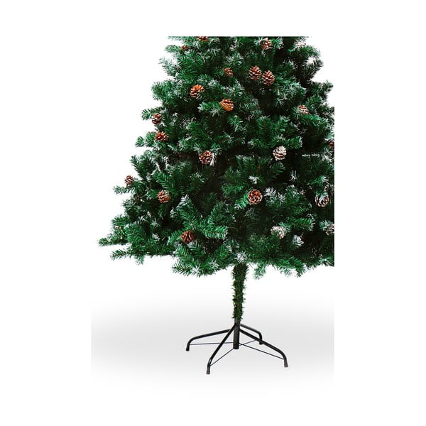 Umělý vánoční stromek se šiškami, výška 1,8 m-image-2