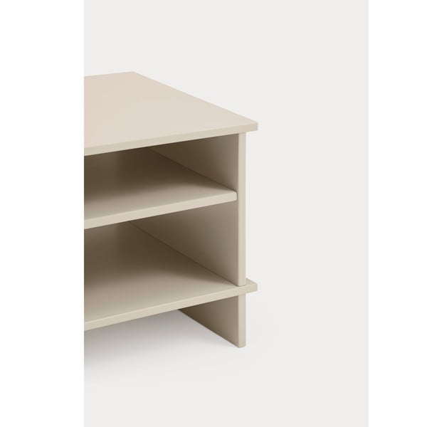 Krémový noční stolek s poličkami Inari – Teulat-image-4