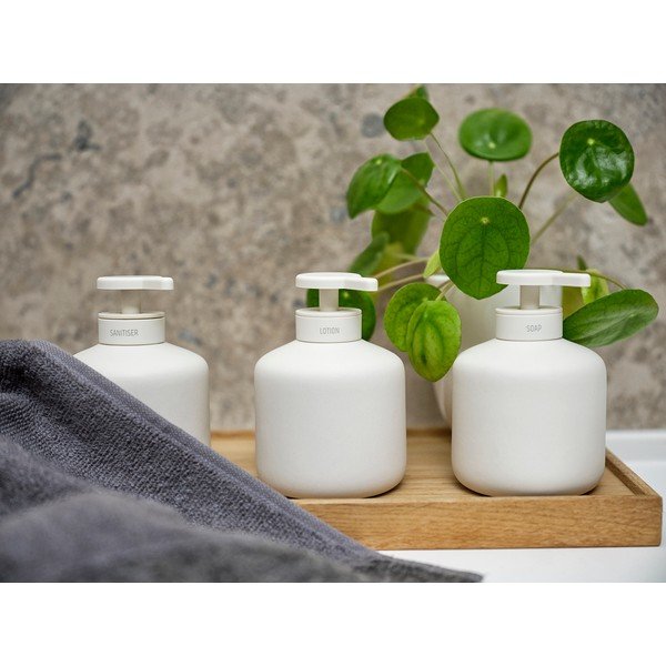 Bílý kameninový dávkovač mýdla Inu – Zone-image-4