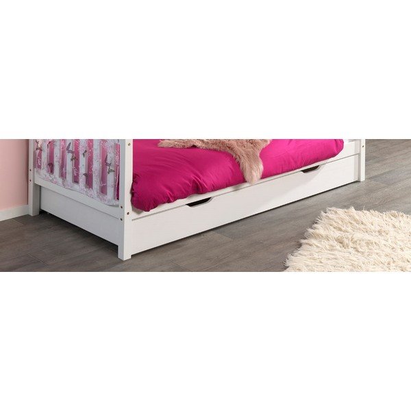 Bílý šuplík pod dětskou postel 90x200 cm Dallas – Vipack-image-1