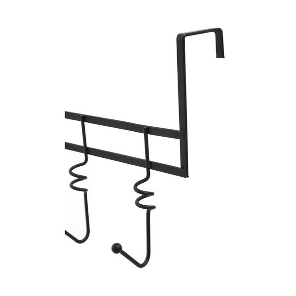 Černý kovový věšák na dveře 46 cm Jaxen – Premier Housewares-image-2