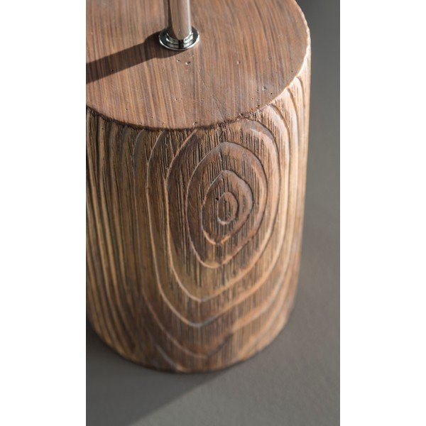 Hnědá stolní lampa Fischer & Honsel Malik, výška 43 cm-image-1