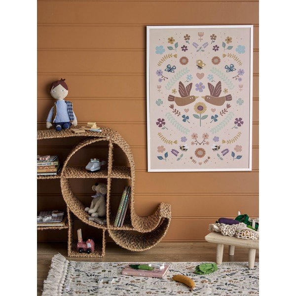 Dětská patrová ratanová police Elmar - Bloomingville Mini-image-2