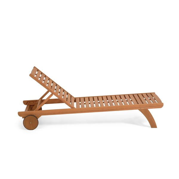 Zahradní lehátko z eukalyptového dřeva Kave Home Beila-image-2