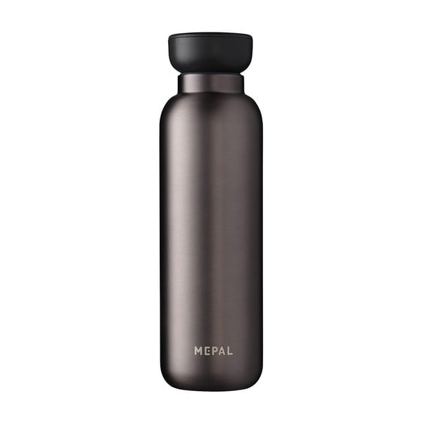 Tmavě šedá nerezová lahev 500 ml Titanium – Mepal