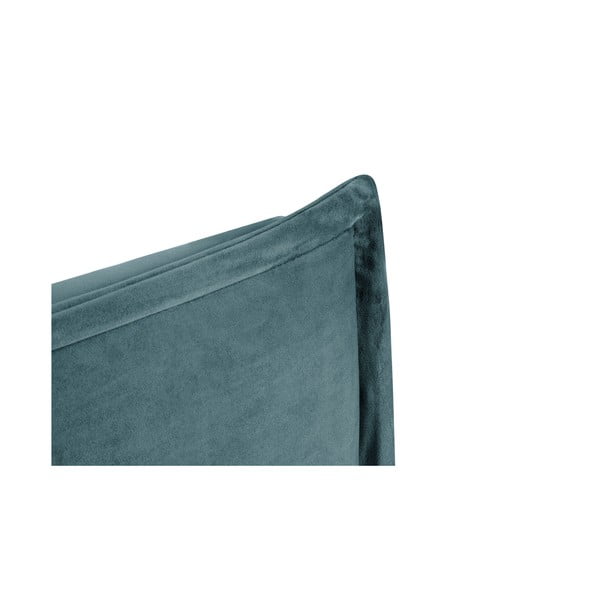 Čelo postele v petrolejové barvě 140x120 cm Monica – Milo Casa-image-3