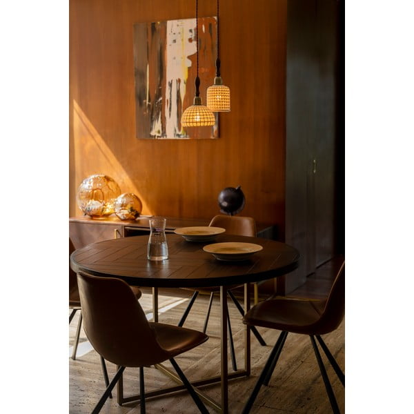 Kulatý jídelní stůl v dekoru akácie ø 120 cm Class – Dutchbone-image-3