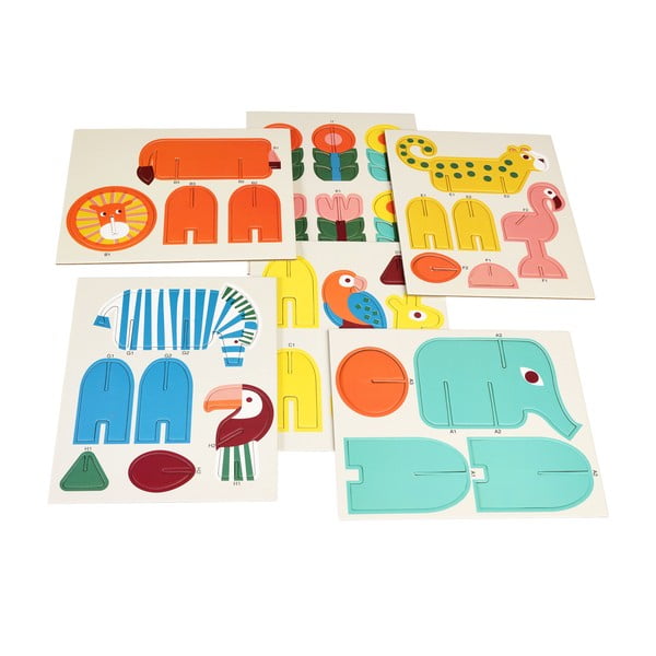 Dřevěná skládací hra Wild Wonders – Rex London-image-1